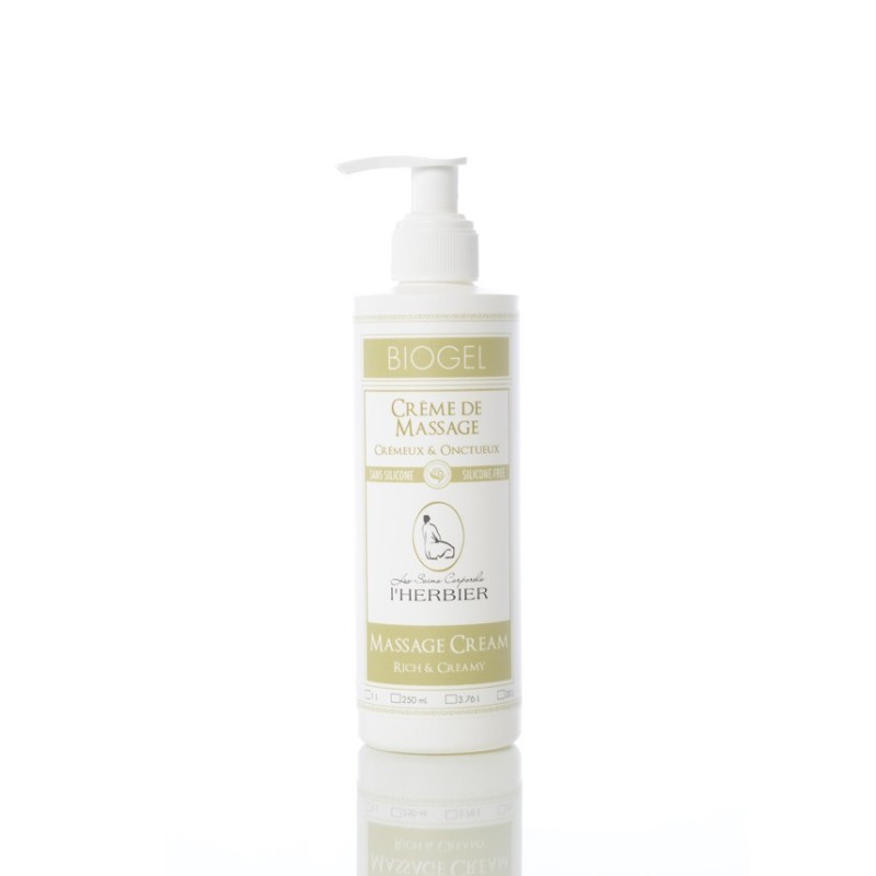 Masaje - Crémeux et onctueux (crème de massage) Les Soins Corporels l'Herbier Produits de massage