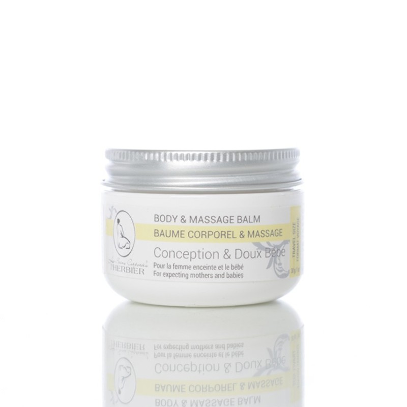 Body and Massage Balm – Conception & Baby Les Soins Corporels l'Herbier Massage products