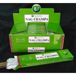 Encens en bâtons Nag Champa Organique - 15 grams  Encens