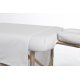 3 piece Ivory cotton sheet set Allez Housses Massage Linen