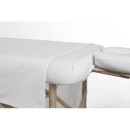 Ensemble de draps 3 mcx Tricot de Coton Ivoire Allez Housses Literie de massage