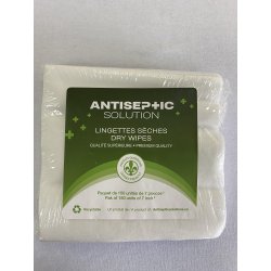 Dry wipes - reusable & recyclable -package of 150  Accueil