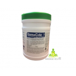 Gamacide3 - Multi-surface disinfectant / cleaner wipes & canister  Shop by category - Massage Boutik Products