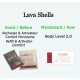 Shell massage warmers "Body Level" 2.0 - Thermabliss / LavaShell LavaShell Massage Shells