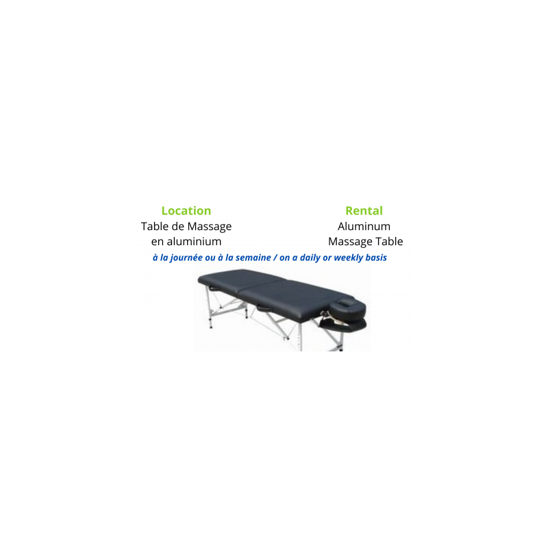 Rental - Aluminium Massage Table  Leasing