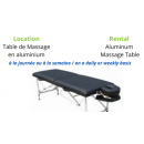 Rental - Aluminium Massage Table  Leasing