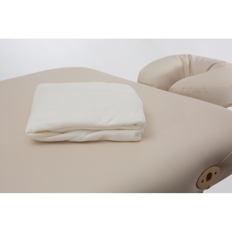 Fitted sheet - 50/50 Poly-Cotton interlock Allez Housses Massage Linen