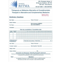 Receipt Booklet for RITMA association