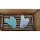 Jade "heart" stone - face GuaSha massage  Massage stones