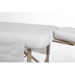 3 Pieces Flannel Sheet Set Allez Housses Massage Linen