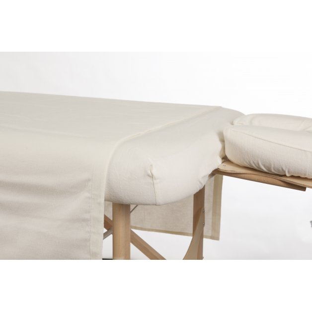 3 Pieces Flannel Sheet Set Allez Housses Massage Linen