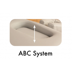 Option Système ABC (Adjustable Breast Comfort) - Table Clinician de Oakworks