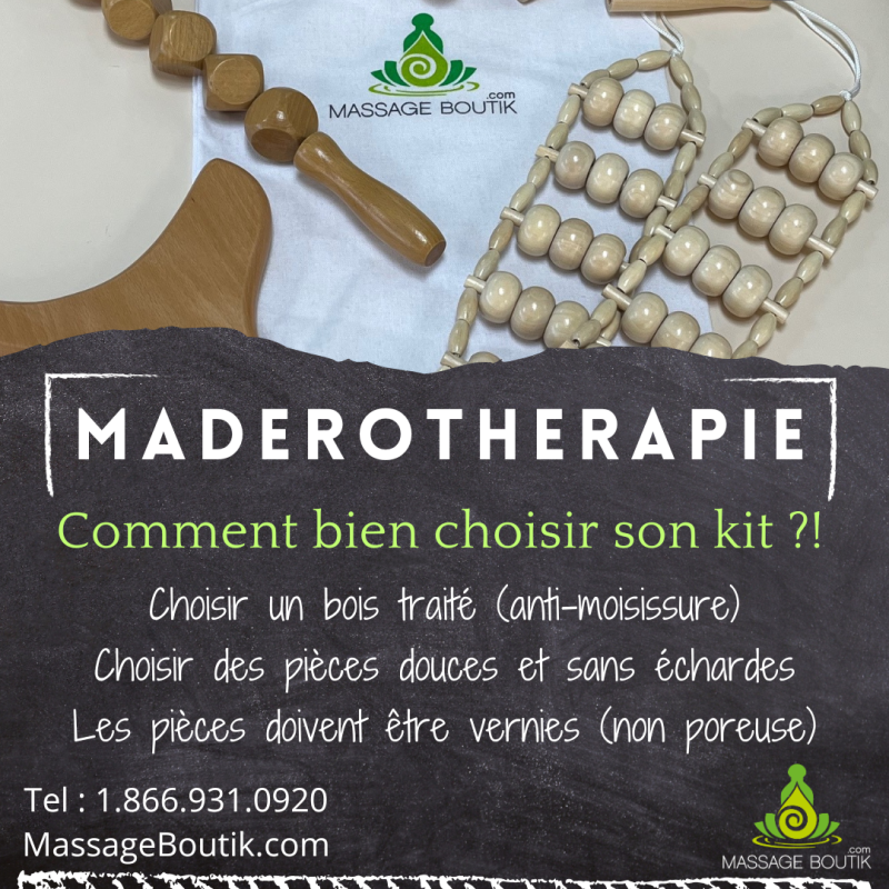 Ensemble de Maderotherapie 6 pièces  Magasiner tout - Produits Massage Boutik