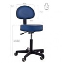 Backrest stool fully adjustable  Shop by category - Massage Boutik Products