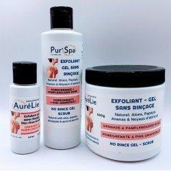 Exfoliant Gel Sans Rinçage - Grenade & Pamplemousse Rose Pur'Spa Soins de corps