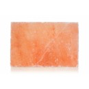 Pink Himalayan salt Cooking slab with holder  - 2