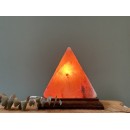 Pink pyramid Himalayan salt lamp  - 2