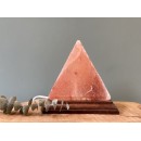 Pink pyramid Himalayan salt lamp  - 1