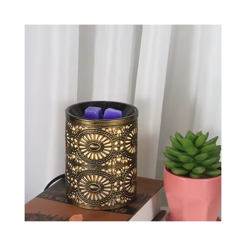 Electric wax melt warmer and essential oil burner