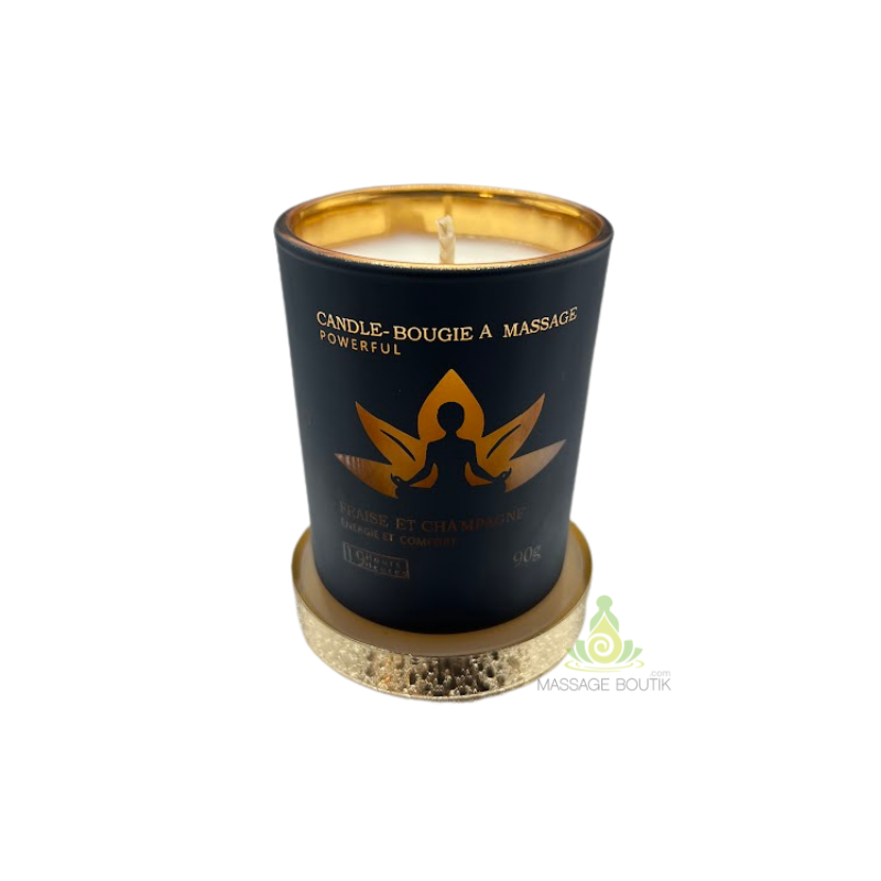 Bougie de Massage - Fraise & Champagne