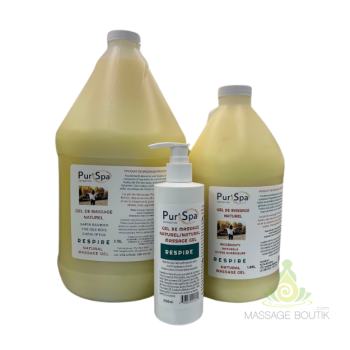 Gel de Massage Naturel "Respire" Pur'Spa Magasiner tout - Produits Massage Boutik