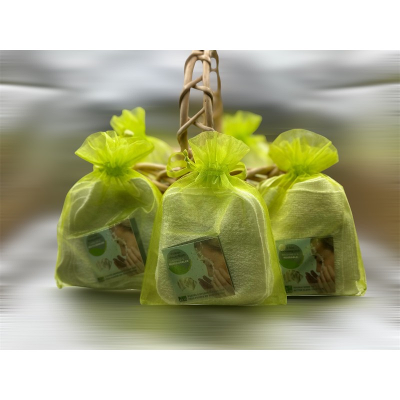 Carré Démaquillant 4x4 pouces Allez Housses Accessoires de soins de visage