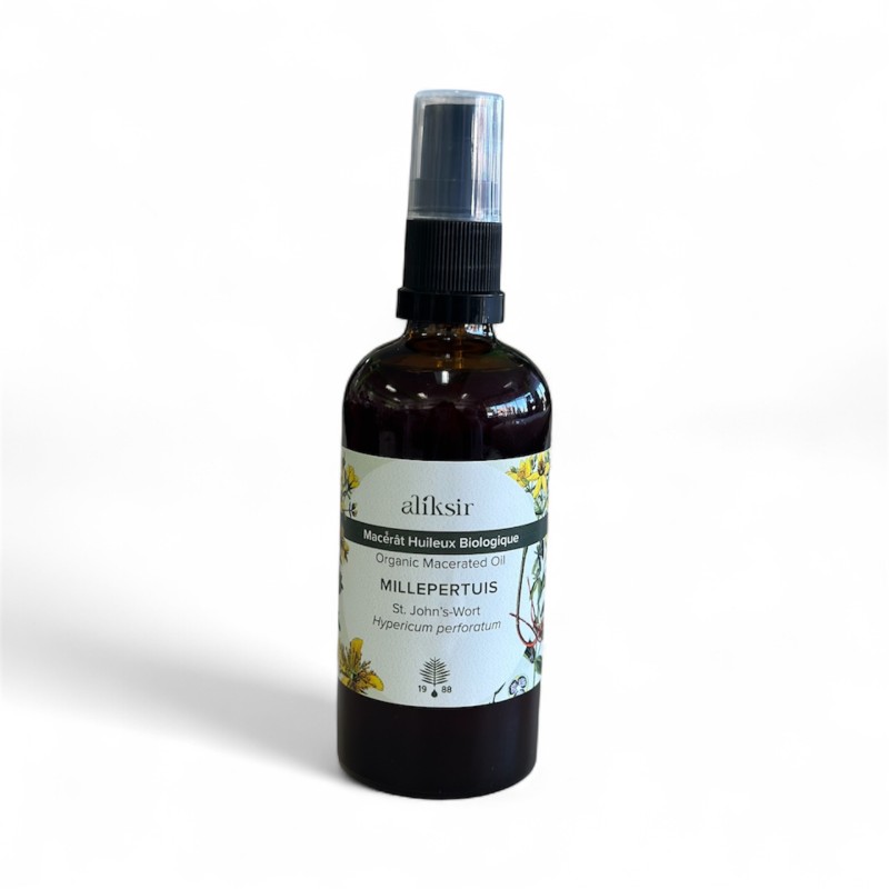 Millepertuis - macérât huileux Aliksir Magasiner tout - Produits Massage Boutik
