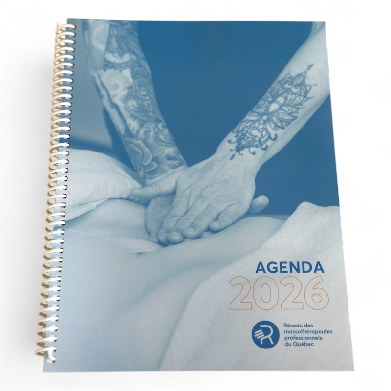 Agenda professionnel 2026 RMPQ Magasiner tout - Produits Massage Boutik