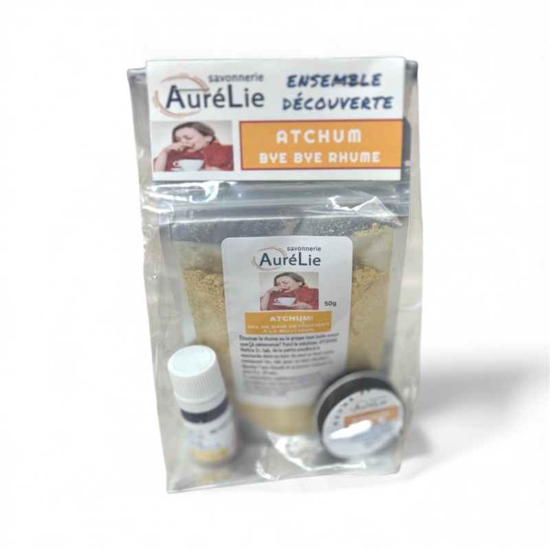Ensemble découverte Atchum- Savonnerie Aurelie- Magasiner tout-Produits Massageboutik