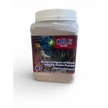 Poudre Algue et Raisin pour enveloppement & bain ORE Soins de corps