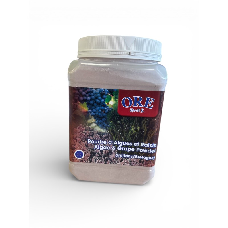 Poudre Algue et Raisin pour enveloppement & bain ORE Soins de corps
