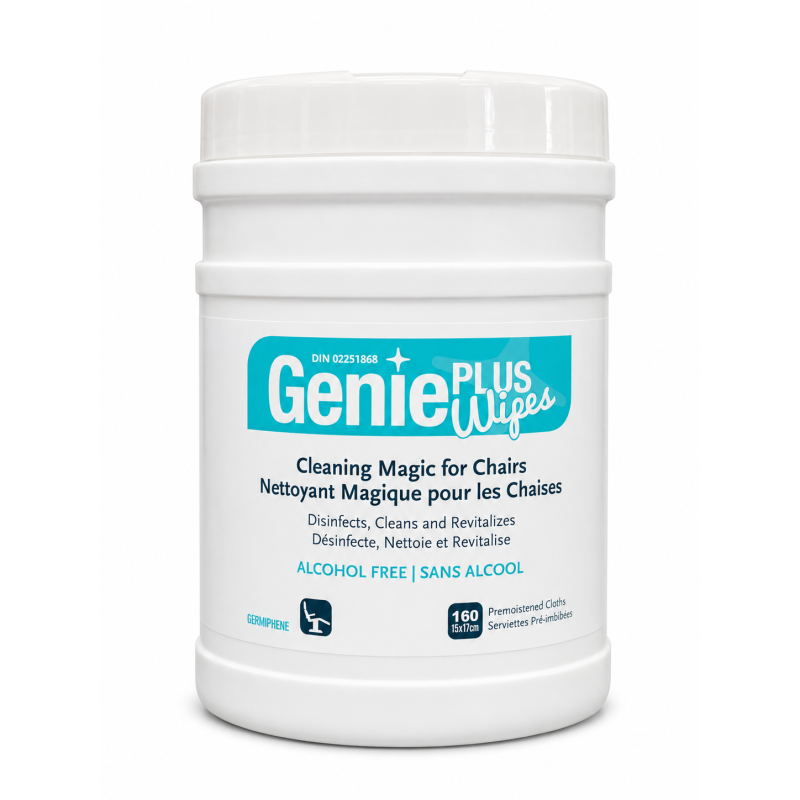 Cleaning Magic & revitalizing wipes for massage tables- 160 units - Genie Plus  Shop by category - Massage Boutik Products