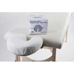 Disposable headrest cover with elastic