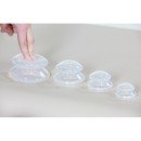 Ens. de 4 ventouses de silicone  Therapeutic accessories for massage